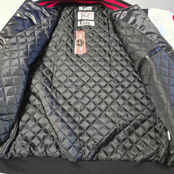 HeadGear Classics Nostalgia Co. Sz 2XL Juice World Black Red Satin Jacket - Picture 5 of 9